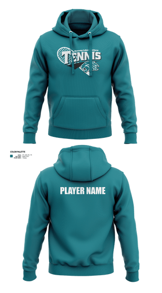 Hoodie, Bonney Lake Panthers Tennis, Tennis, Teamtime, Team time, sublimation, custom sports apparel, team uniforms, spirit wear, spiritwear, sports uniforms, custom shirts, team store, custom team store, fundraiser sports, apparel fundraiser