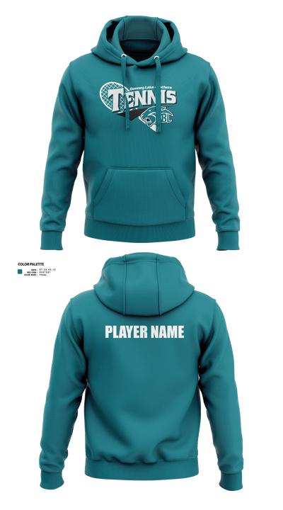 Bonney Lake Panthers Tennis 67829590 Hoodie - 3