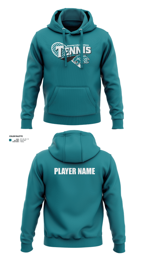Hoodie, Bonney Lake Panthers Tennis, Tennis, Teamtime, Team time, sublimation, custom sports apparel, team uniforms, spirit wear, spiritwear, sports uniforms, custom shirts, team store, custom team store, fundraiser sports, apparel fundraiser
