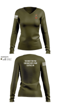 Aloha Kev 54449053 Women's Long Sleeve V-neck Shirt - 2