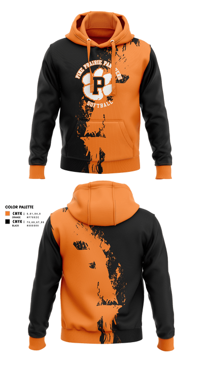 Pine Prairie Panthers Softball 4655402 Hoodie - 1