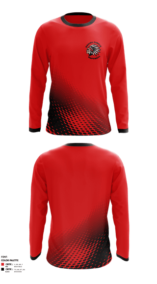 Long Sleeve Performance Shirt, Social Circle Middle School Softball, Softball, Teamtime, Team time, sublimation, custom sports apparel, team uniforms, spirit wear, spiritwear, sports uniforms, custom shirts, team store, custom team store, fundraiser sports, apparel fundraiser