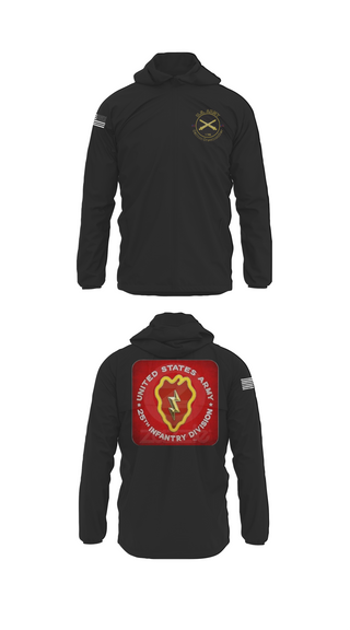 Windbreaker, 25th infantry division C-Btry 1/8 FA, , Teamtime, Team time, sublimation, custom sports apparel, team uniforms, spirit wear, spiritwear, sports uniforms, custom shirts, team store, custom team store, fundraiser sports, apparel fundraiser