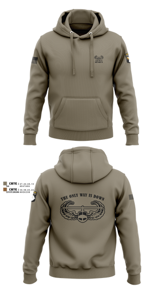 Hoodie, AASLT 10-25 Ft. Campbell, Kentucky, , Teamtime, Team time, sublimation, custom sports apparel, team uniforms, spirit wear, spiritwear, sports uniforms, custom shirts, team store, custom team store, fundraiser sports, apparel fundraiser