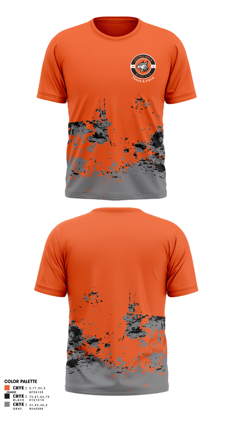 Short Sleeve Performance Shirt, Living Rock Academy Track and Field, Track & Field, Teamtime, Team time, sublimation, custom sports apparel, team uniforms, spirit wear, spiritwear, sports uniforms, custom shirts, team store, custom team store, fundraiser sports, apparel fundraiser