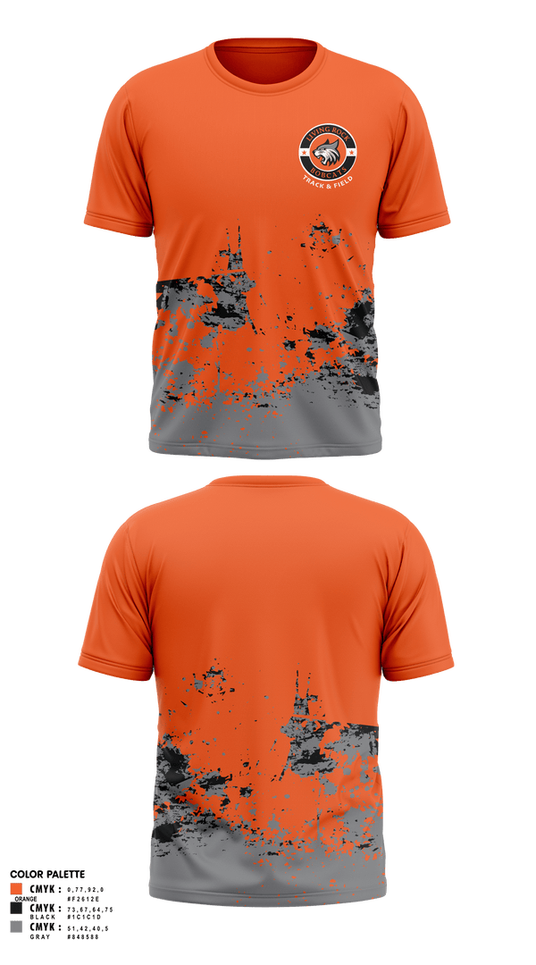 Short Sleeve Performance Shirt, Living Rock Academy Track and Field, Track & Field, Teamtime, Team time, sublimation, custom sports apparel, team uniforms, spirit wear, spiritwear, sports uniforms, custom shirts, team store, custom team store, fundraiser sports, apparel fundraiser