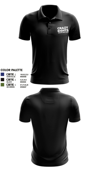Short Sleeve Performance Polo, Crazy Eights Grappling Club, Wrestling, Teamtime, Team time, sublimation, custom sports apparel, team uniforms, spirit wear, spiritwear, sports uniforms, custom shirts, team store, custom team store, fundraiser sports, apparel fundraiser