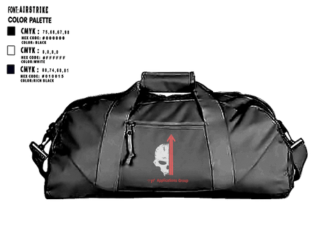 Duffle Bag, Tyr1 Applications Group (T.A.G.), , Teamtime, Team time, sublimation, custom sports apparel, team uniforms, spirit wear, spiritwear, sports uniforms, custom shirts, team store, custom team store, fundraiser sports, apparel fundraiser