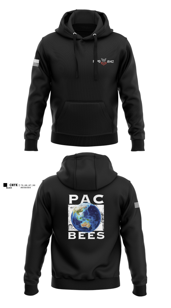 Hoodie, NMCB 4, Navy, Teamtime, Team time, sublimation, custom sports apparel, team uniforms, spirit wear, spiritwear, sports uniforms, custom shirts, team store, custom team store, fundraiser sports, apparel fundraiser