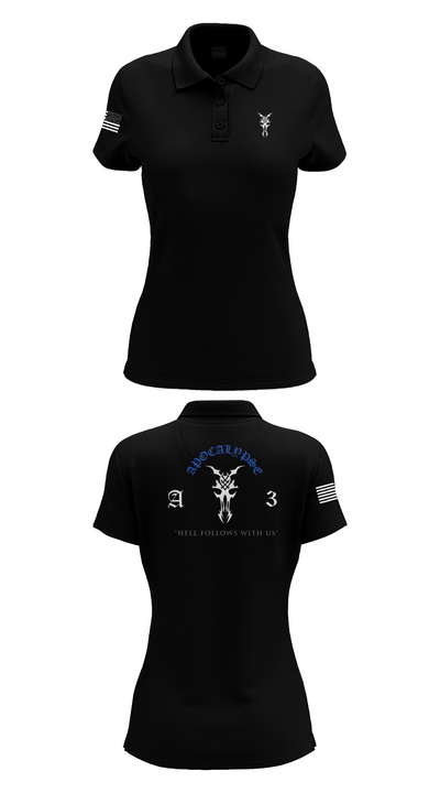 Apocalypse Platoon 49394201 Women's Short Sleeve Performance Polo  - 35