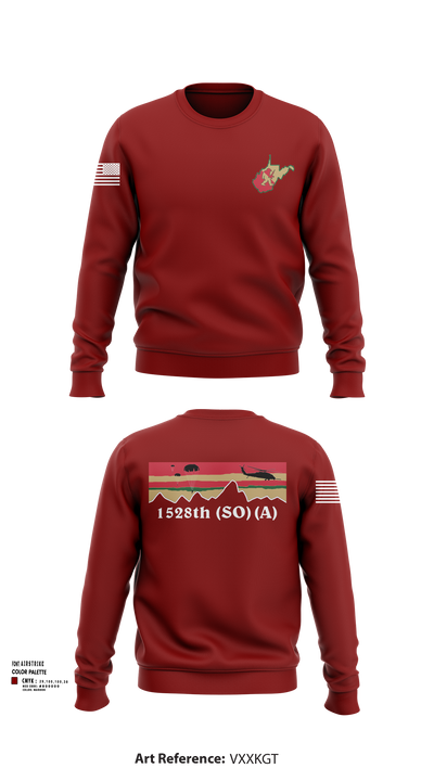 1528th FSC (SO) (A) 11146536 Crew Neck Sweatshirt - 103