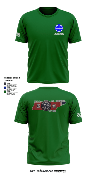 HHC 35th Division Sustainment Brigade 46313686 Short Sleeve Performance Shirt - 3