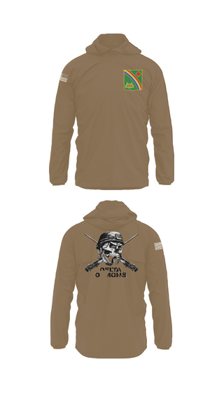 Windbreaker, 1st Battalion 69th Infantry Regiment, Army, Teamtime, Team time, sublimation, custom sports apparel, team uniforms, spirit wear, spiritwear, sports uniforms, custom shirts, team store, custom team store, fundraiser sports, apparel fundraiser
