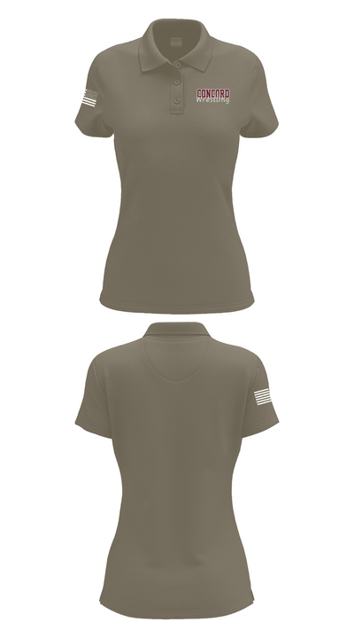 Concord Raiders 68850375 Women's Short Sleeve Performance Polo  - 30