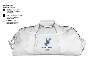 Duffle Bag, Deer Creek Antlers, Golf, Teamtime, Team time, sublimation, custom sports apparel, team uniforms, spirit wear, spiritwear, sports uniforms, custom shirts, team store, custom team store, fundraiser sports, apparel fundraiser