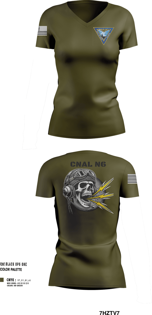 Womens Short Sleeve Vneck Shirt, COMNAVAIRLANT, , Teamtime, Team time, sublimation, custom sports apparel, team uniforms, spirit wear, spiritwear, sports uniforms, custom shirts, team store, custom team store, fundraiser sports, apparel fundraiser