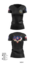 2BN, 3BDE TXSG 13145018 Women's Short Sleeve V-neck Shirt - 106