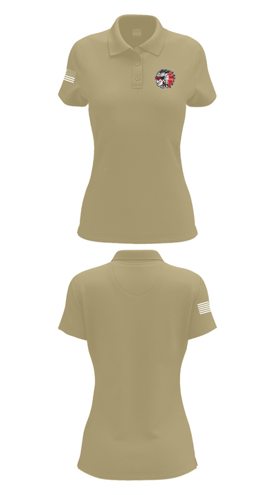 Howar Middle School Track & Field 69714419 Women's Short Sleeve Performance Polo  - 38