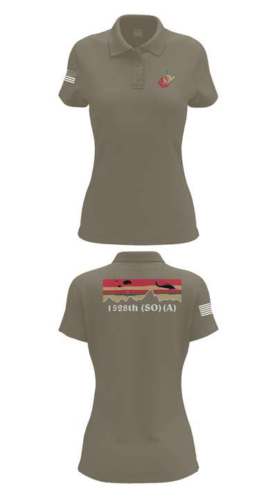 1528th FSC (SO) (A) 11146536 Women's Short Sleeve Performance Polo  - 75