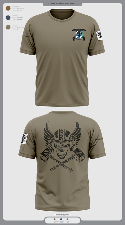 1-28 Infantry battalion 32318490 Short Sleeve Performance Shirt - 3