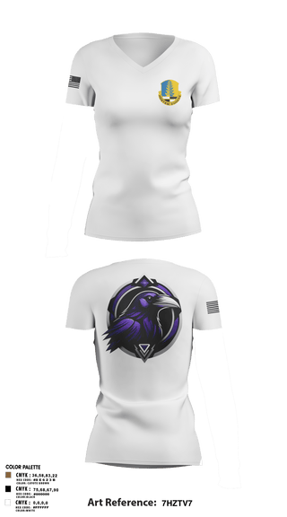 Womens Short Sleeve Vneck Shirt, 319th IEW, , Teamtime, Team time, sublimation, custom sports apparel, team uniforms, spirit wear, spiritwear, sports uniforms, custom shirts, team store, custom team store, fundraiser sports, apparel fundraiser