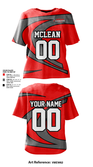 Mens Lacrosse Jersey, McLean Lacrosse, Men's Lacrosse, Teamtime, Team time, sublimation, custom sports apparel, team uniforms, spirit wear, spiritwear, sports uniforms, custom shirts, team store, custom team store, fundraiser sports, apparel fundraiser