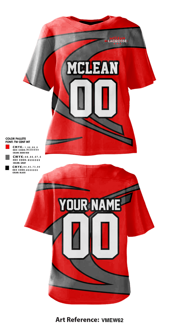 Mens Lacrosse Jersey, McLean Lacrosse, Men's Lacrosse, Teamtime, Team time, sublimation, custom sports apparel, team uniforms, spirit wear, spiritwear, sports uniforms, custom shirts, team store, custom team store, fundraiser sports, apparel fundraiser