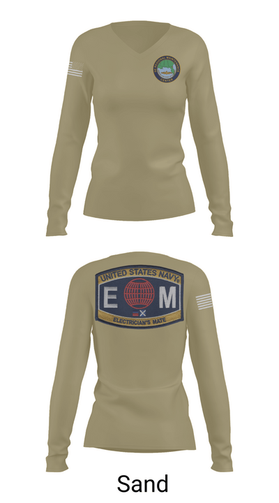 Outside Electrical 60730748 Women's Long Sleeve V-neck Shirt - 92