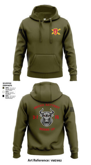 Hoodie, Bravo Battery, Army, Teamtime, Team time, sublimation, custom sports apparel, team uniforms, spirit wear, spiritwear, sports uniforms, custom shirts, team store, custom team store, fundraiser sports, apparel fundraiser