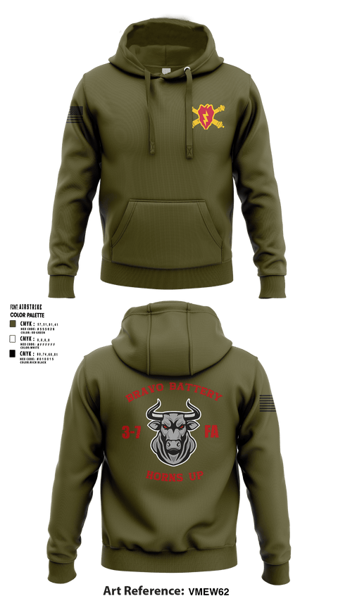 Hoodie, Bravo Battery, Army, Teamtime, Team time, sublimation, custom sports apparel, team uniforms, spirit wear, spiritwear, sports uniforms, custom shirts, team store, custom team store, fundraiser sports, apparel fundraiser