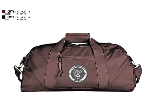 Duffle Bag, TAMUSA ROTC, Army, Teamtime, Team time, sublimation, custom sports apparel, team uniforms, spirit wear, spiritwear, sports uniforms, custom shirts, team store, custom team store, fundraiser sports, apparel fundraiser