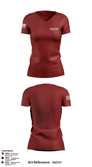 Womens Short Sleeve Vneck Shirt, Mayo Area Fire Department, , Teamtime, Team time, sublimation, custom sports apparel, team uniforms, spirit wear, spiritwear, sports uniforms, custom shirts, team store, custom team store, fundraiser sports, apparel fundraiser
