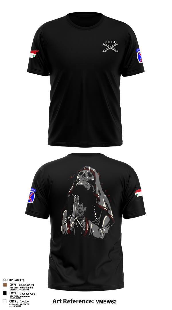Old School Cotton Feel Shirt, 3-6 FA, Army, Teamtime, Team time, sublimation, custom sports apparel, team uniforms, spirit wear, spiritwear, sports uniforms, custom shirts, team store, custom team store, fundraiser sports, apparel fundraiser