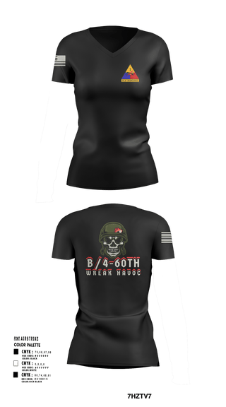 Womens Short Sleeve Vneck Shirt, B/4-60TH ADAR, Army, Teamtime, Team time, sublimation, custom sports apparel, team uniforms, spirit wear, spiritwear, sports uniforms, custom shirts, team store, custom team store, fundraiser sports, apparel fundraiser