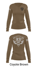 Guardians of the Night 82205307 Women's Long Sleeve V-neck Shirt - 17