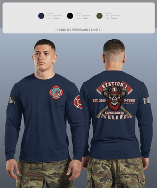 Long Sleeve Performance Shirt, PVFR, Fire Department, Teamtime, Team time, sublimation, custom sports apparel, team uniforms, spirit wear, spiritwear, sports uniforms, custom shirts, team store, custom team store, fundraiser sports, apparel fundraiser