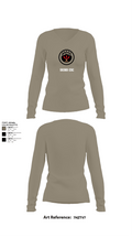593rd esc 84588432 Women's Long Sleeve V-neck Shirt - 62