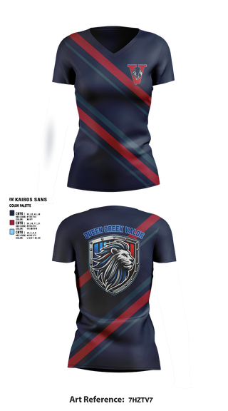 Womens Short Sleeve Vneck Shirt, Valor, , Teamtime, Team time, sublimation, custom sports apparel, team uniforms, spirit wear, spiritwear, sports uniforms, custom shirts, team store, custom team store, fundraiser sports, apparel fundraiser