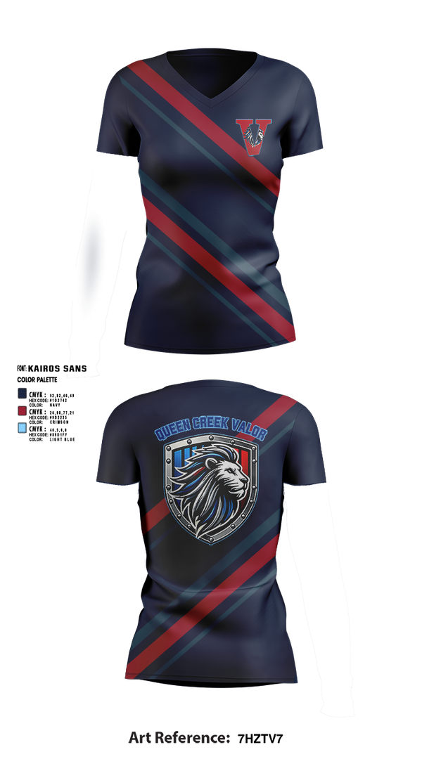 Womens Short Sleeve Vneck Shirt, Valor, , Teamtime, Team time, sublimation, custom sports apparel, team uniforms, spirit wear, spiritwear, sports uniforms, custom shirts, team store, custom team store, fundraiser sports, apparel fundraiser