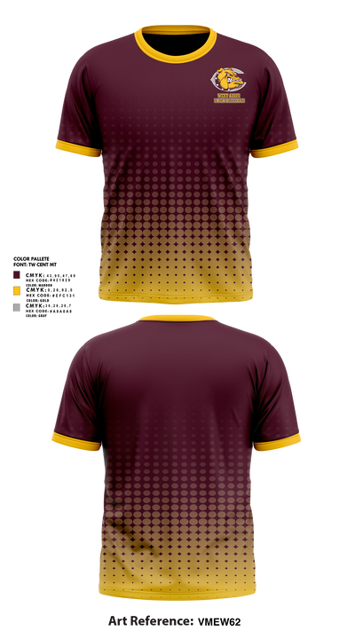 West Allis Junior Bulldogs 12670272 Short Sleeve Performance Shirt - 1