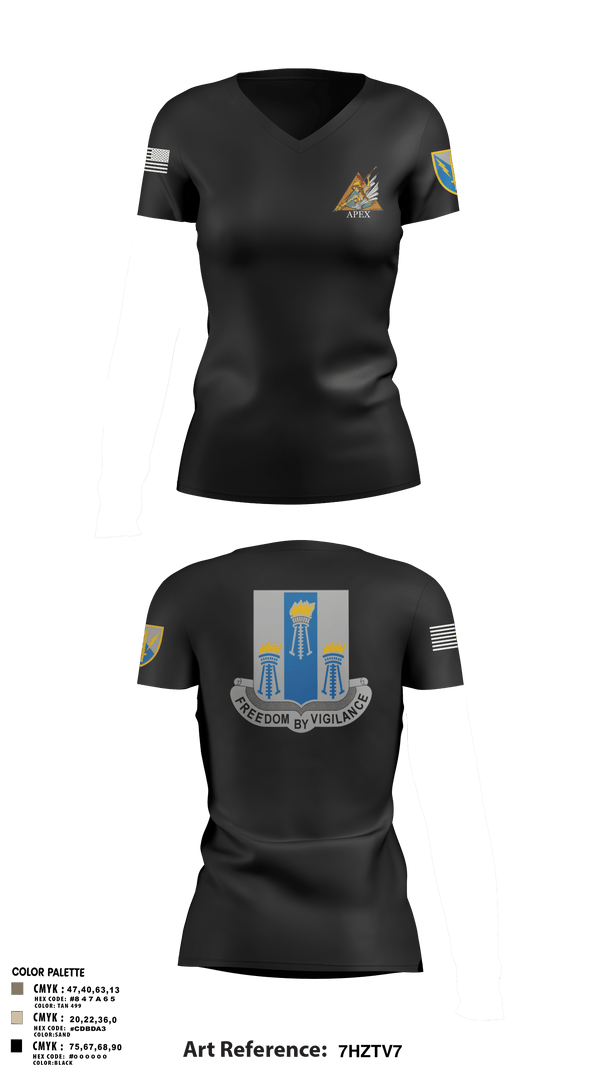 Womens Short Sleeve Vneck Shirt, Apex, 502d IEW BN, Army, Teamtime, Team time, sublimation, custom sports apparel, team uniforms, spirit wear, spiritwear, sports uniforms, custom shirts, team store, custom team store, fundraiser sports, apparel fundraiser