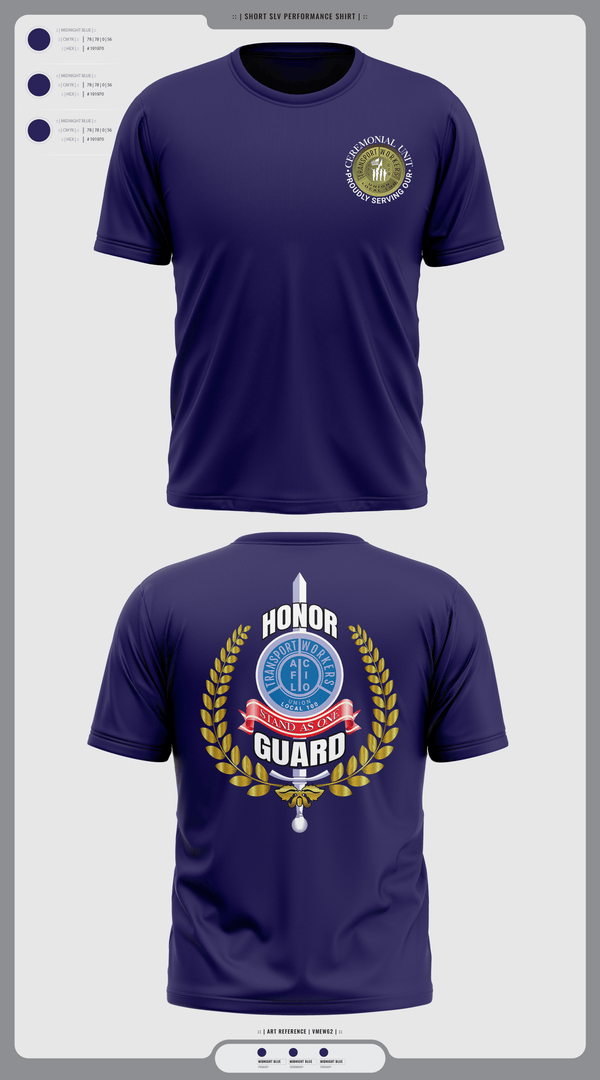 Old School Cotton Feel Shirt, Twu Local 100 Ceremonial Unit & Honor Guard, Golf, Teamtime, Team time, sublimation, custom sports apparel, team uniforms, spirit wear, spiritwear, sports uniforms, custom shirts, team store, custom team store, fundraiser sports, apparel fundraiser
