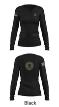 Salem County Tactical Operations 23113534 Women's Long Sleeve V-neck Shirt - 35