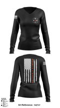 Bakersfield Search and Rescue 3116014 Women's Long Sleeve V-neck Shirt - 1