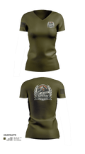 AshPeak Fire Solutions 58652744 Women's Short Sleeve V-neck Shirt - 2