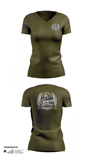 Womens Short Sleeve Vneck Shirt, AshPeak Fire Solutions, , Teamtime, Team time, sublimation, custom sports apparel, team uniforms, spirit wear, spiritwear, sports uniforms, custom shirts, team store, custom team store, fundraiser sports, apparel fundraiser