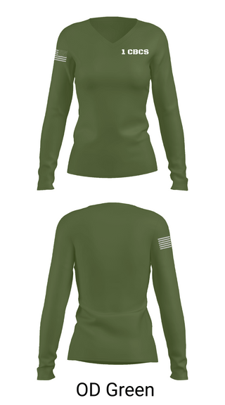 Womens Long Sleeve Vneck Shirt, 1 CBCS, Air Force, Teamtime, Team time, sublimation, custom sports apparel, team uniforms, spirit wear, spiritwear, sports uniforms, custom shirts, team store, custom team store, fundraiser sports, apparel fundraiser