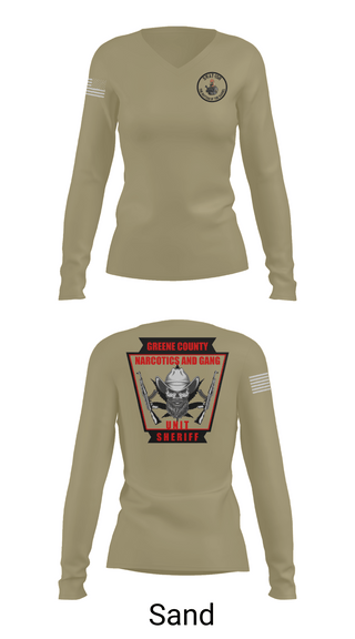 Womens Long Sleeve Vneck Shirt, SNAG, , Teamtime, Team time, sublimation, custom sports apparel, team uniforms, spirit wear, spiritwear, sports uniforms, custom shirts, team store, custom team store, fundraiser sports, apparel fundraiser