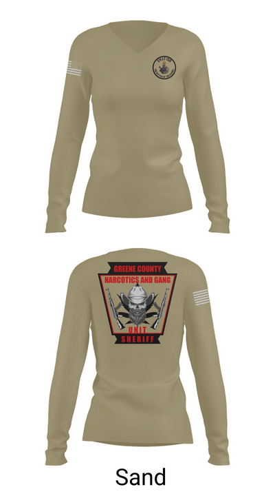 SNAG 62570666 Women's Long Sleeve V-neck Shirt - 92