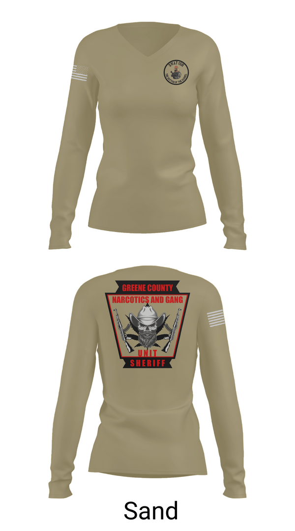 Womens Long Sleeve Vneck Shirt, SNAG, , Teamtime, Team time, sublimation, custom sports apparel, team uniforms, spirit wear, spiritwear, sports uniforms, custom shirts, team store, custom team store, fundraiser sports, apparel fundraiser